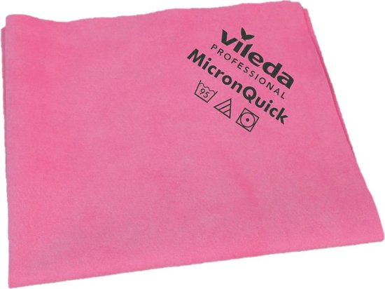 Vileda MicronQuick Microvezeldoek Rood — gebruikt