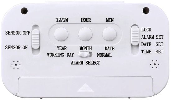 Hama Radiogestuurde wekker "RC 660", wit — Zeer goed