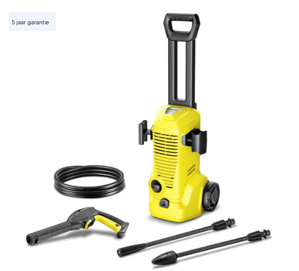 Kärcher K2 Premium hogedrukreiniger — zo goed als nieuw