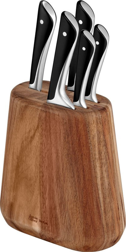 Jamie Oliver by Tefal Messenset 5-delig — gebruikt