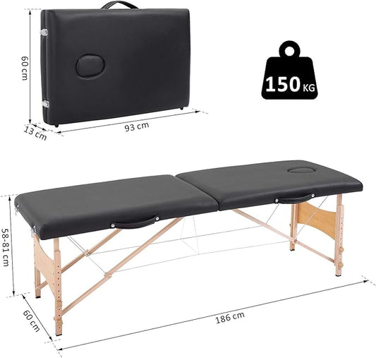 HOMCOM Massageliege Mobiler Massagetisch — Zeer goed