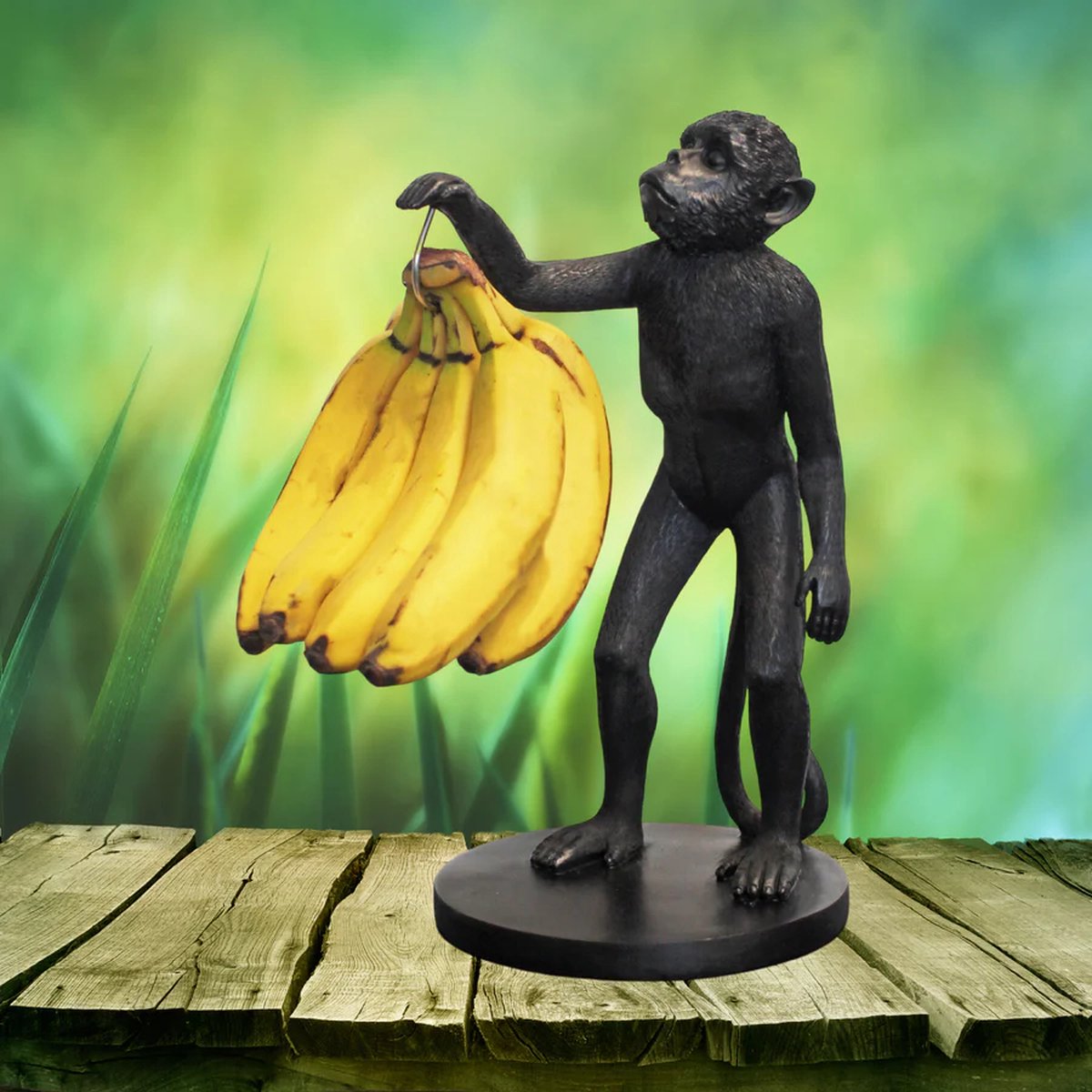 Winkee Aap Banaanhouder - Zwart — nieuw
