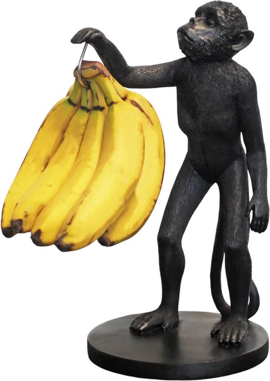 Winkee Aap Banaanhouder - Zwart — nieuw