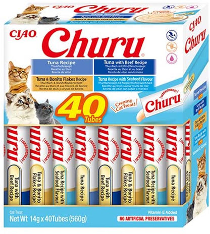Ciao Kattensnack Churu Puree Tuna — gebruikt