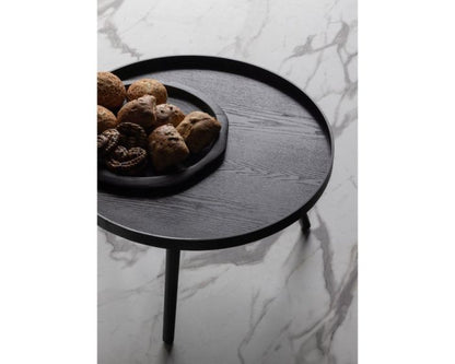 WOOOD Mesa Bijzettafel L hout zwart — nieuw