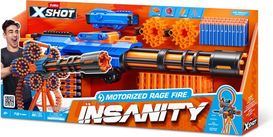 XSHOT Insanity Motorized Rage Fire - spe — zo goed als nieuw