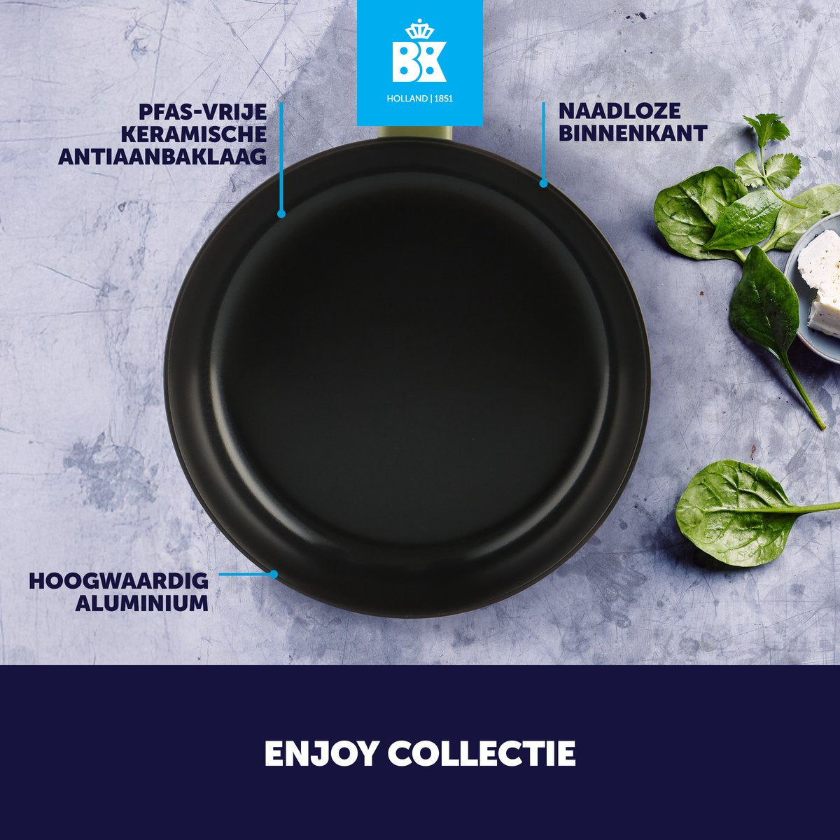 BK Enjoy Koekenpan 28cm — zo goed als nieuw