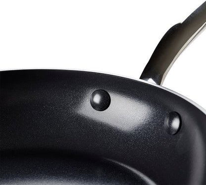 GreenPan Barcelona Wokpan 28cm met deksel 3.7L Zwart — Zeer goed