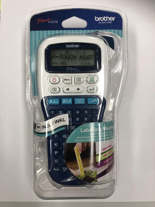 Labelprinter 3.5/6/9/12mm. TZ(e)-tape. - 177 symbolen Blauw/Wit — Zeer goed