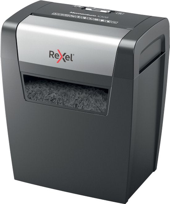 Rexel Momentum X308 Papierversnipperaar — zo goed als nieuw