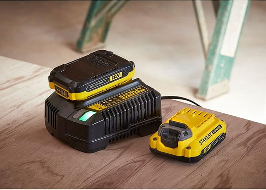 Stanley 4 A lader 18 V — Zeer goed