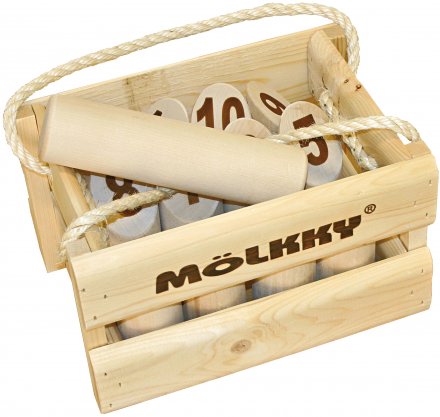 Tactic Mölkky Werpspel houten kist — gebruikt