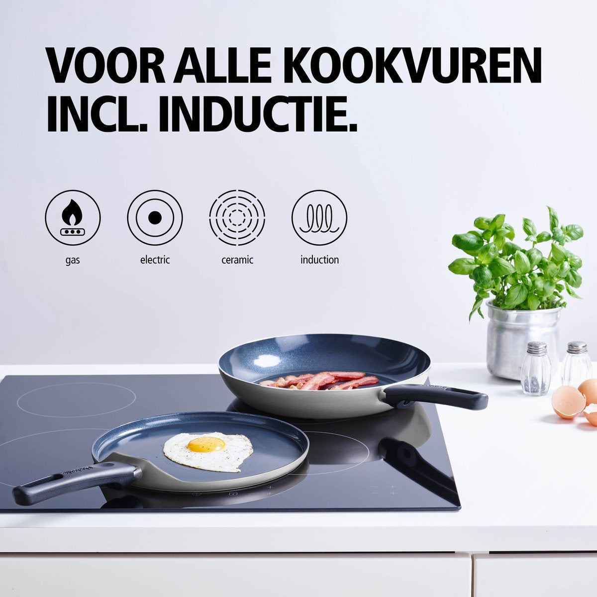 Brabantia INDU+ Pannenkoekenpan Ø 24 cm — zo goed als nieuw