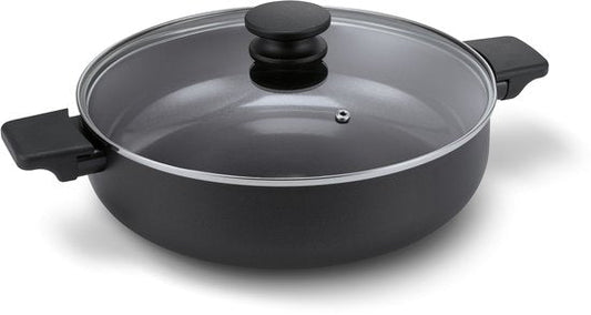 Brabantia VANTA Hapjespan met Deksel Ø 28cm — nieuw