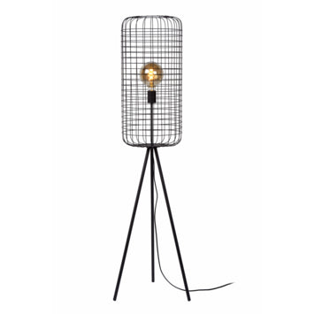 Lucide ESMEE Vloerlamp Ø 31 cm E27 Zwart — Zeer goed