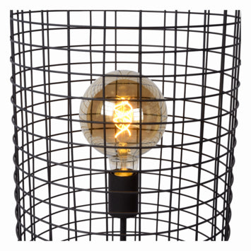 Lucide ESMEE Vloerlamp Ø 31 cm E27 Zwart — Zeer goed