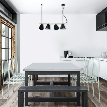NOCTORIO Zwarte hanglamp 8xE14 (zie foto's voor details)