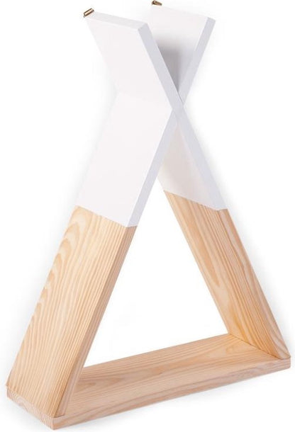 Wandrek Tipi - Hout - Natural Wit — Zeer goed