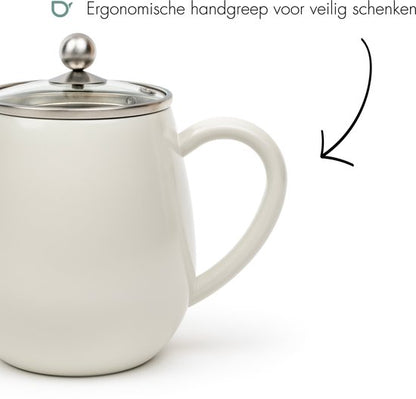 Bredemeijer Theepot dubbelwandig Eva — zo goed als nieuw