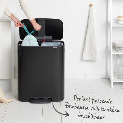 Brabantia Bo Prullenbak 2 x 30 liter — gebruikt
