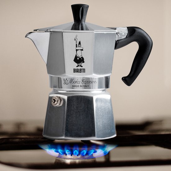 Bialetti Moka Express Percolator 2 kops — zo goed als nieuw