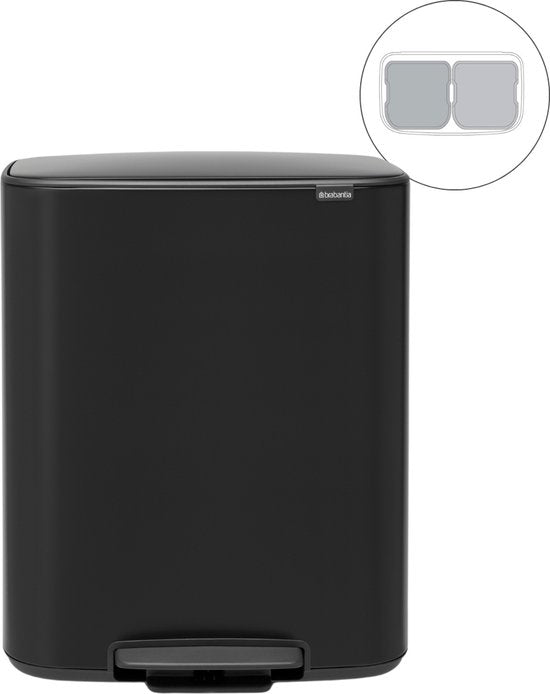 Brabantia Bo Prullenbak - 2 x 30 liter — Nieuw maar beschadigd