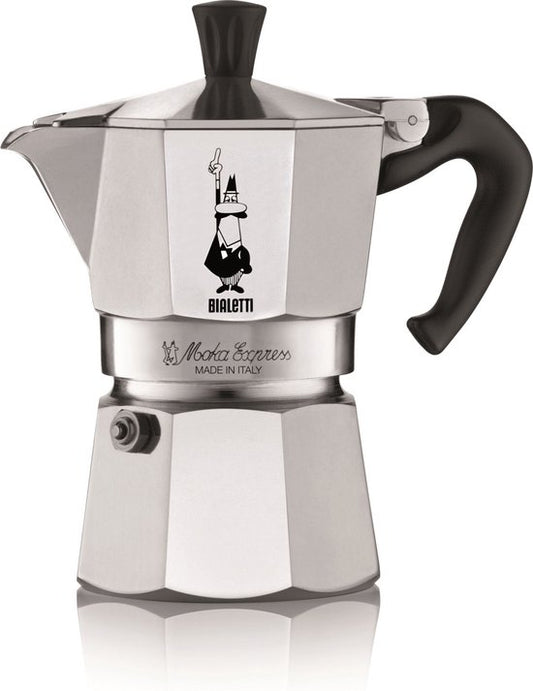 Bialetti Moka Express Percolator 2 kops — zo goed als nieuw