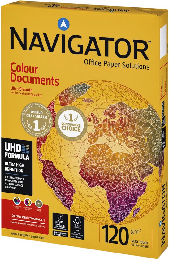 Navigator Papier A3 120G 500V vellen — gebruikt