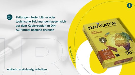 Navigator Papier A3 120G 500V vellen — gebruikt