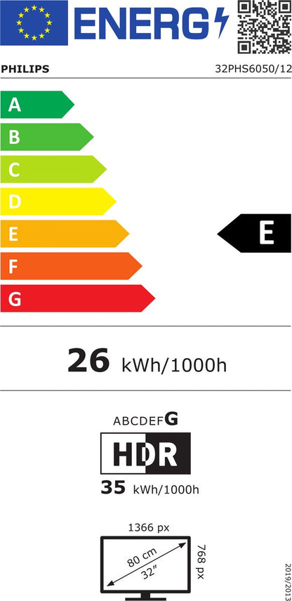 Philips 32PHS6050/12 32 inch Smart TV — nieuw