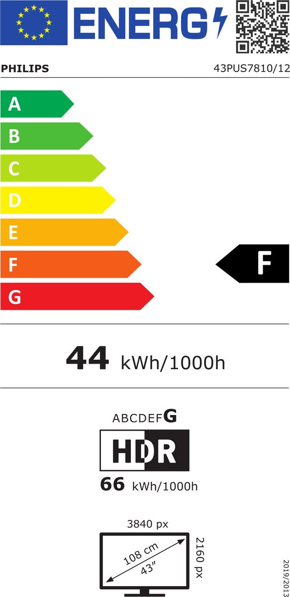 Philips 43PUS7810/12 43 inch QLED TV — nieuw