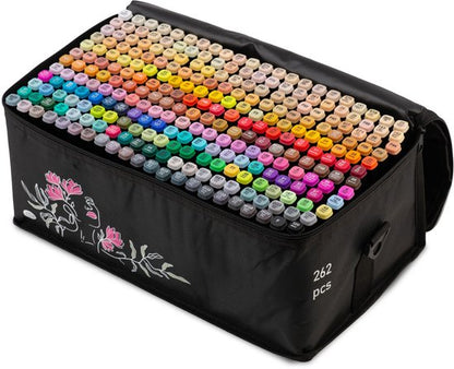 Nukido NK-915 Alcoholmarkers met tas 262 stuks — Zeer goed