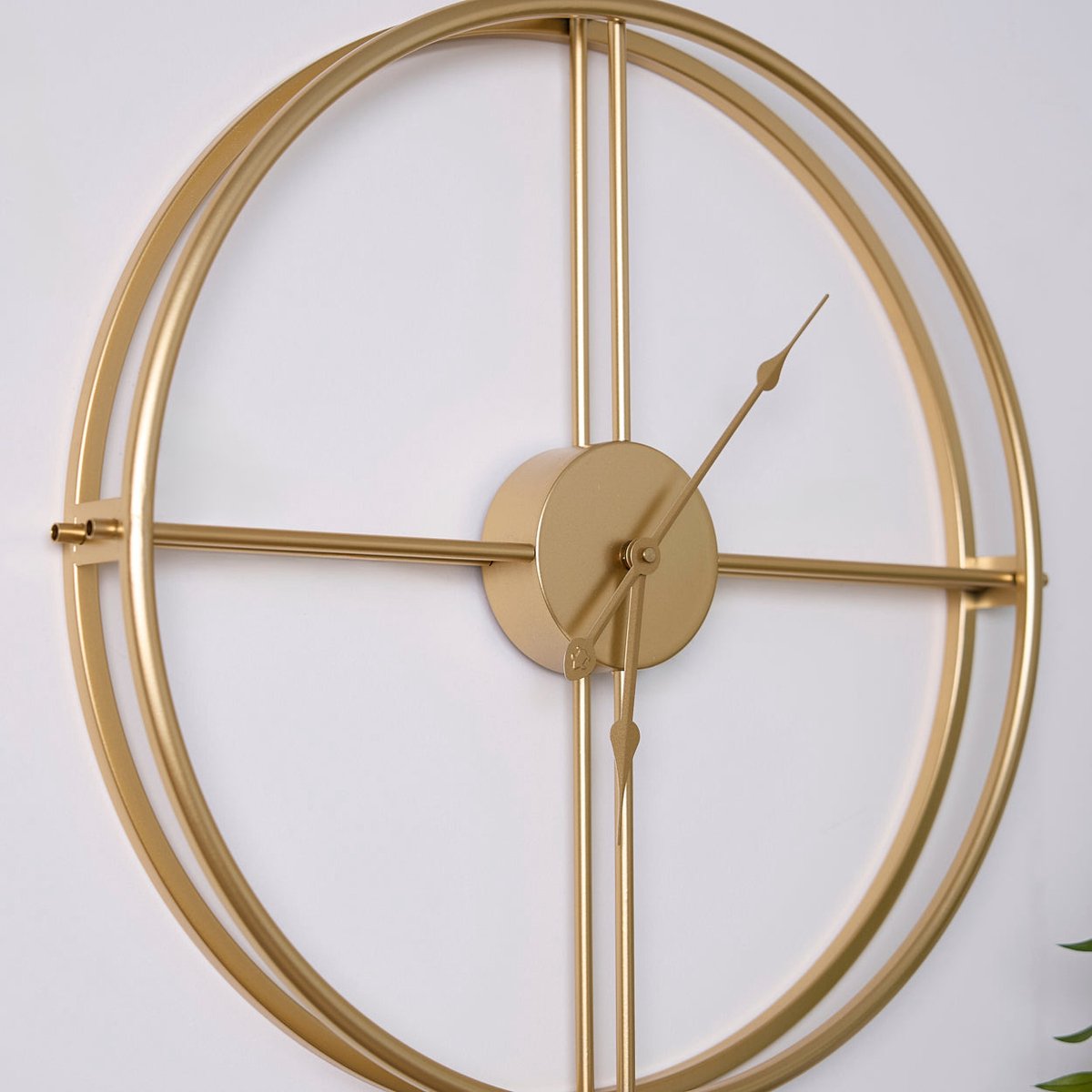 Luna Klok Goud - Wandklok — nieuw