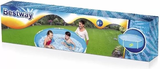 Bestway My First Frame Pool 152cm inflatable swimming pool packaging box
