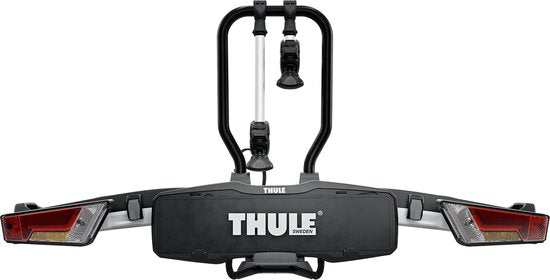 Thule EasyFold XT933 black bike carrier rack with red reflectors