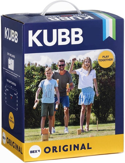 Bex Kubb Original – Zweeds Vikingschaak — zo goed als nieuw