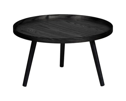 WOOOD Mesa Bijzettafel L hout zwart — nieuw