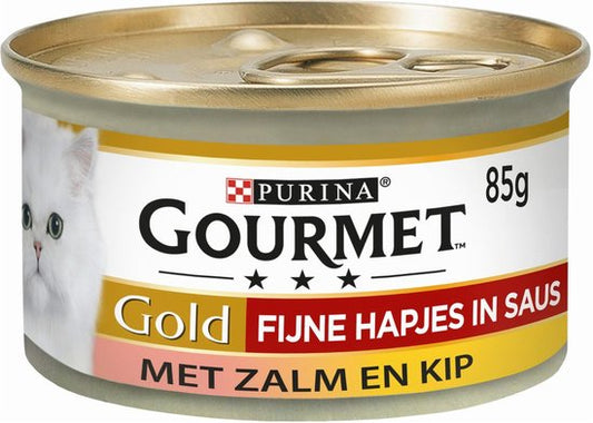 Gourmet Gold Fijne Hapjes Kattenvoer Nat — zo goed als nieuw