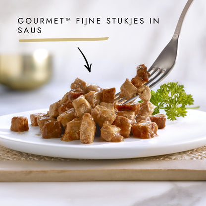 Gourmet Gold Fijne Hapjes Kattenvoer Nat — zo goed als nieuw