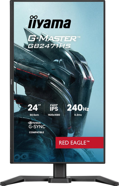 iiyama G-Master GB2471HS-B1 Red Eagle — zo goed als nieuw