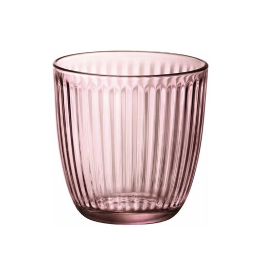 Bormioli Drinkglazen - 6x stuks - roze — gebruikt