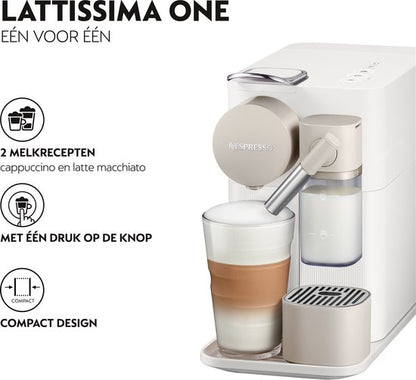 De'Longhi Nespresso Lattissima One EN510.W — gebruikt