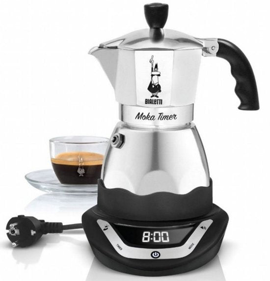 Bialetti Easy Timer Moka espressomaker — zo goed als nieuw