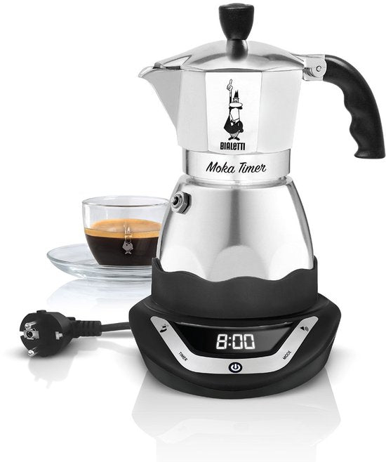 Bialetti Easy Timer Moka espressomaker — zo goed als nieuw