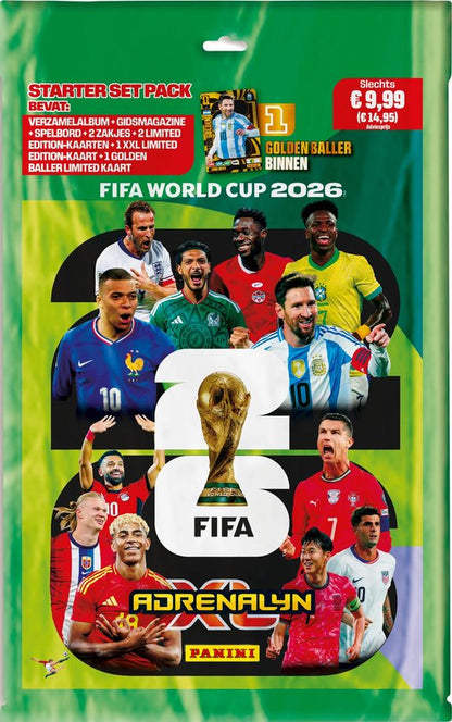 Panini Adrenalyn XL2026 Starter pack kaa — zo goed als nieuw