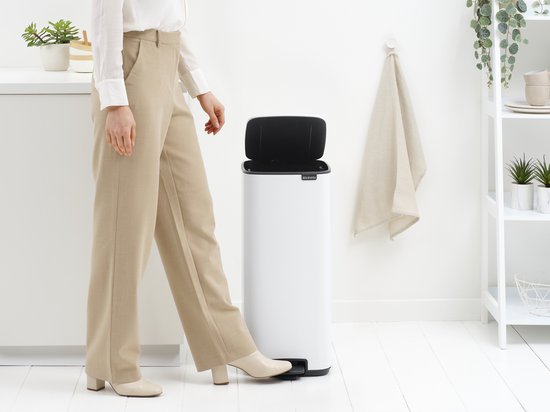 Brabantia Bo Pedaalemmer 30 liter White — nieuw
