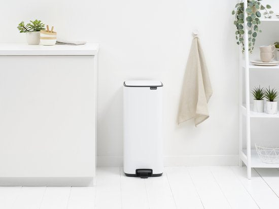 Brabantia Bo Pedaalemmer 30 liter White — nieuw