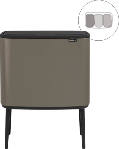 Brabantia Bo Touch Bin Prullenbak - 3 x — zo goed als nieuw