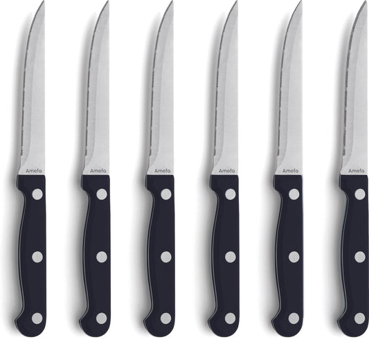 Amefa Steakmessenset 6-delig — zo goed als nieuw