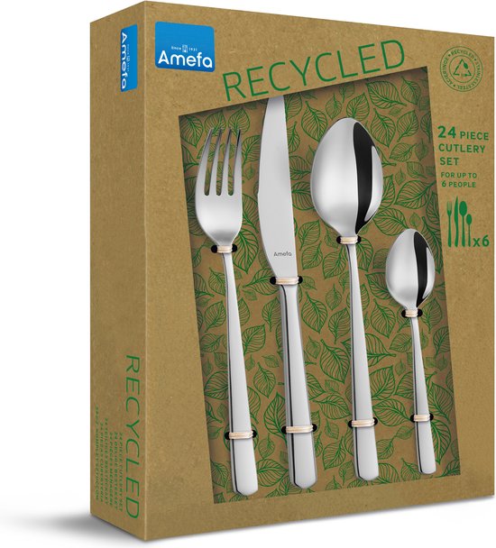Amefa Bestekset 24-delig Phoenix Recycled — gebruikt